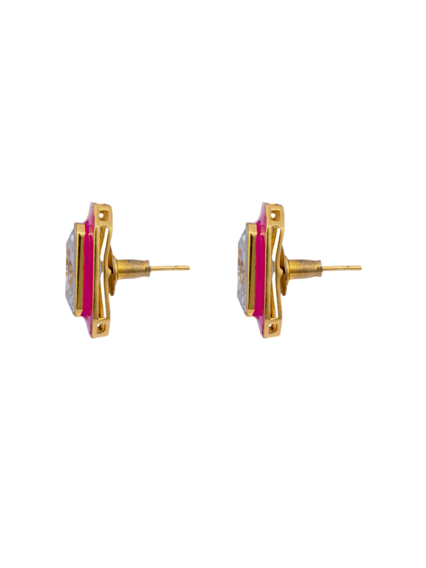 Hot Pink Tone Alma Earrings