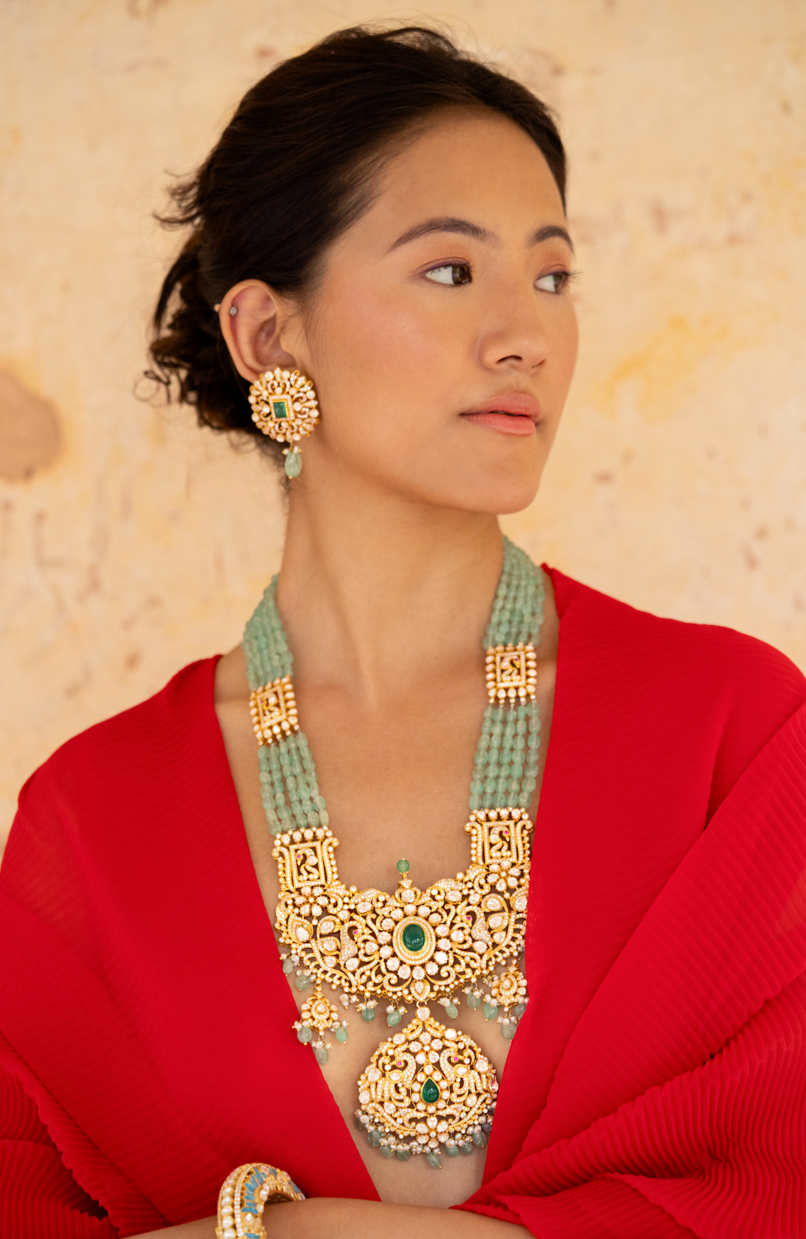 Zer Necklace with earrings