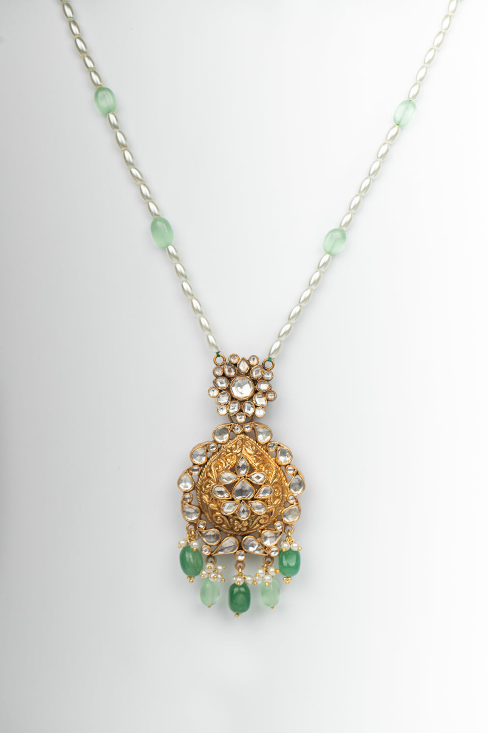Silver Daksha Long Necklace
