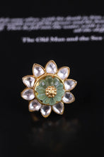 Load image into Gallery viewer, Silver Amia Jade Ring
