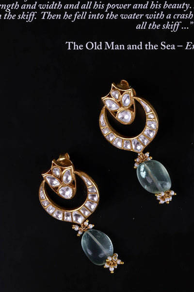 Silver Mila Jade Earrings