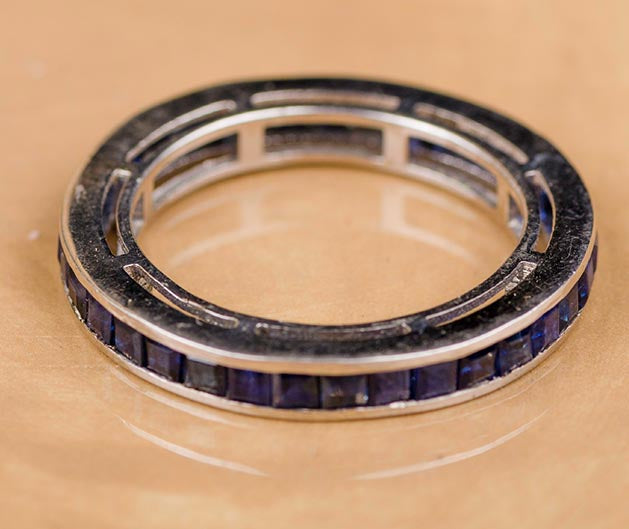 Sapphire Thumb Ring