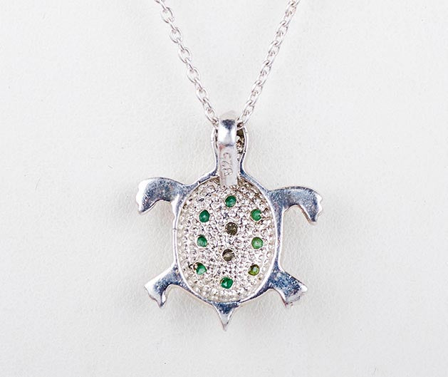 Silver Turtle Dream Pendant
